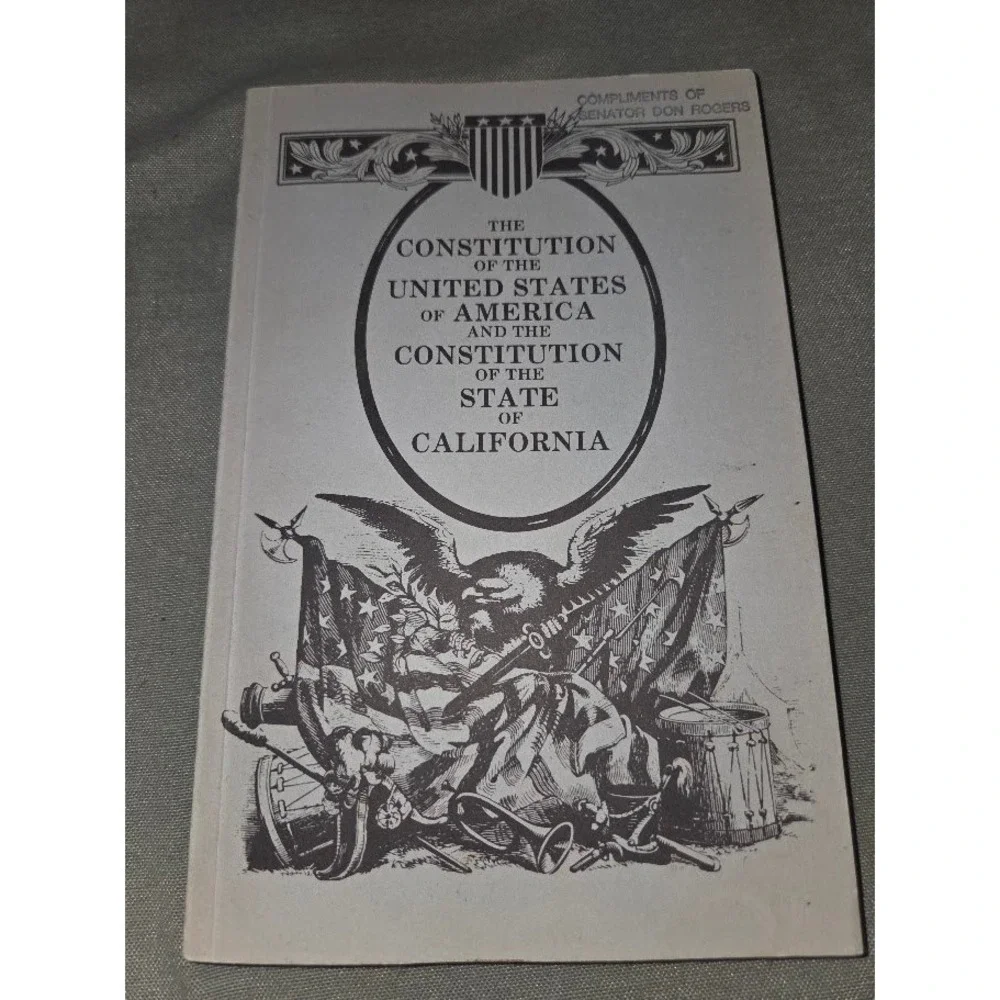 US Constitution & California State Constitution 1849-1999 Sesquicentennial Set